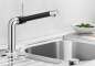 Preview: Blanco 519062 Seda Küchenarmatur  Einhebelmischer mit vertikal schwenkbarem Auslauf Oberfläche Chrom