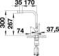 Preview: BLANCO 523139 FONTAS II Messing SILGRANIT-Look, muskat, Hochdruck