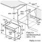 Preview: BOSCH HBD271FB87 Einbau-Backofen-Set Einbau-Backofen, Kochfeld mit Dunstabzug (Induktion) (HBA171BB3 + PVS811B16E)