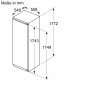 Preview: BOSCH KIR81ADD0 Serie 6 Einbau-Kühlschrank 177.5 x 56 cm Flachscharnier mit Softeinzug