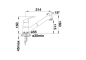 Preview: BLANCO 517734 DARAS-S Seidengrau Armatur Silgranit Hochdruck