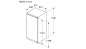 Preview: SIEMENS KI42L2FE1 Einbau-Kühlschrank mit Gefrierfach 122.5 x 56 cm Flachscharnier E