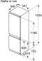 Preview: NEFF KI7961SE0 N 30 Einbau Kühl-Gefrierkombination mit Gefrierfach unten 193.5 x 54.1 cm Schleppscharnier