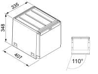 Franke 134.0039.330 Sorter Cube 40 Einbau Abfallsammler