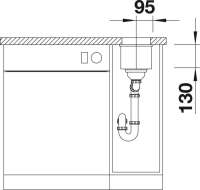 Blanco 513394 Subline 160-U weiß