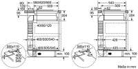 Bosch PKM845F11E 80 cm Kochstelle Glaskeramik mit integriertem Dunstabzug