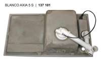 BLANCO 512349 AXIA 5 S SILGRANIT Braun mit Ablauffernbedienung mit Zubehör Becken rechts