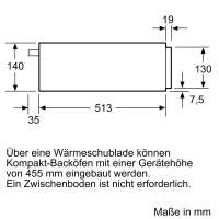 BOSCH BIC830NC0 Serie 8, Wärmeschublade, 60 x 14 cm, Carbon black