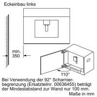 BOSCH CTL836EC6 Serie 8 Einbau-Kaffeevollautomat Schwarz