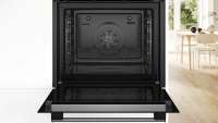 BOSCH HBD271FB87 Einbau-Backofen-Set Einbau-Backofen, Kochfeld mit Dunstabzug (Induktion) (HBA171BB3 + PVS811B16E)