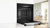 BOSCH HBD271FB87 Einbau-Backofen-Set Einbau-Backofen, Kochfeld mit Dunstabzug (Induktion) (HBA171BB3 + PVS811B16E)