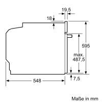 BOSCH HBG8755C0 Serie | 8 Einbau-Backofen 60 x 60 cm Carbon black