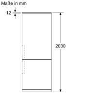 BOSCH KGN49VXDT Serie 4 Freistehende Kühl-Gefrier-Kombination mit Gefrierbereich unten 203 x 70 cm Edelstahl schwarz