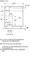 Siemens LD88WMM65 iQ700 Tischlüfter 80 cm flächenbündiger Einbau