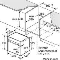 NEFF B46FT64N0 Dampfbackofen N 90 , Teleskopauszug nachrüstbar, easyClean, Slide&Hide® BFT4664N