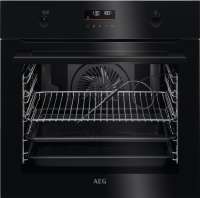 AEG BPK556260B 6000 SteamBake®, Backofen mit Feuchtigkeitszugabe, Pyrolytische Selbstreinigung, Schwarz