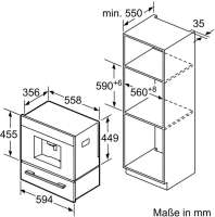 SIEMENS CT836LEB6 Einbau-Kaffeevollautomat