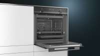 Siemens HB479G5B6 iQ500 Einbau-Backofen Breite 60 cm, Schwarz, Edelstahl