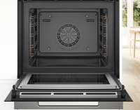 BOSCH HMG7361B1 Serie 8 Einbau-Backofen mit Mikrowellenfunktion 60 x 60 cm Schwarz