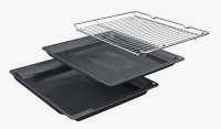 BOSCH HMG7361B1 Serie 8 Einbau-Backofen mit Mikrowellenfunktion 60 x 60 cm Schwarz