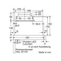 Siemens LI64LB531 EEK: A iQ300 Flachschirmhaube, 60 cm breit, LED, Intensivstufe, silbermetallic