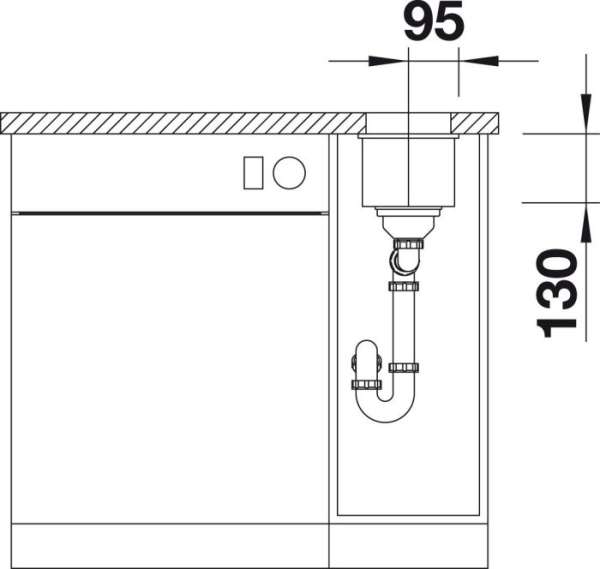 Blanco 513394 Subline 160-U weiß