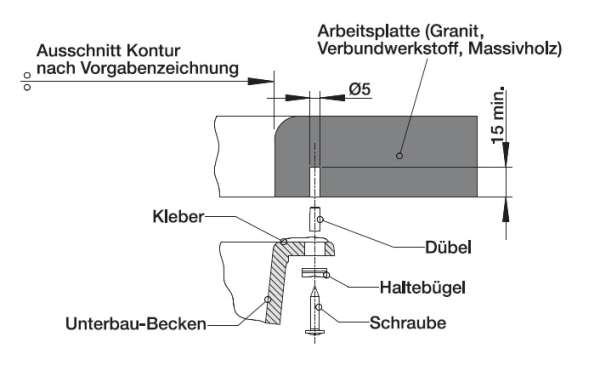 Blanco 515454 Subline 320-U Unterbaubecken SILGRANIT PuraDur Seidengrau