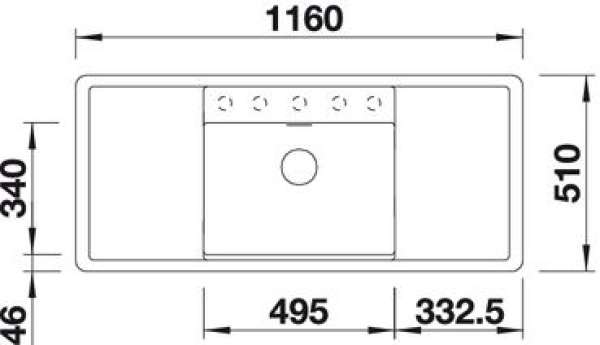 Blanco 521843 ALAROS 6 S Granitspüle