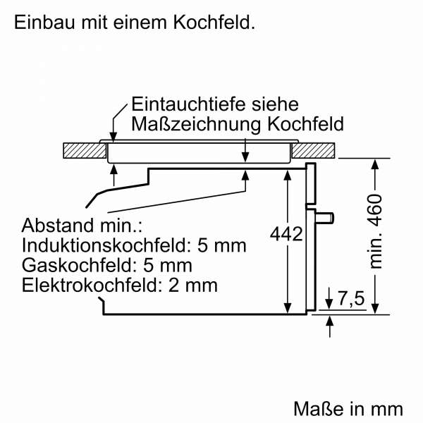 BOSCH CMG9241B1 Serie 8 Einbau-Kompaktbackofen mit Mikrowellenfunktion 60 x 45 cm Schwarz