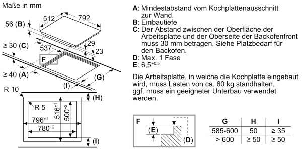 BOSCH PXY821DV1E Serie 8 Induktionskochfeld 80 cm Schwarz, flächenbündig (integriert)