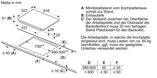 BOSCH PXY898DX6E Serie 8 Induktionskochfeld 80 cm Schwarz, Mit Rahmen aufliegend