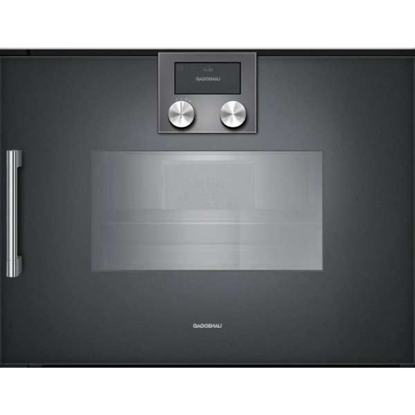 Gaggenau BSP250101, Serie 200, Dampfbackofen, 60 x 45 cm, Türanschlag: Rechts, Gaggenau Anthrazit