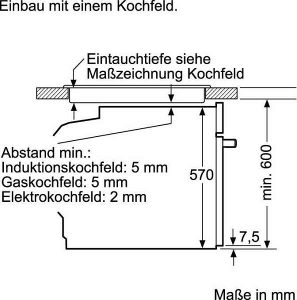 NEFF B2CCG6AN0 BCB2662 Backofen Edelstahl