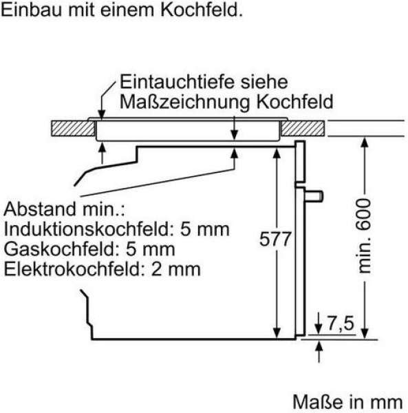 Neff BVR 5522 N B55VR22N0 Edelstahl Backofen mit Dampfunterstützung