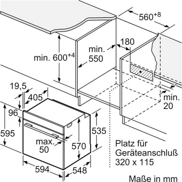 NEFF BX46PI Backofen-Set, Einbau (B2CCG6AN0+ T46SBE1L0)