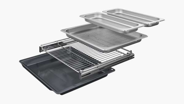 Siemens CS936GCB1 iQ700 Einbau-Kompaktdampfbackofen 60 x 45 cm Schwarz,