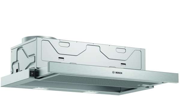 Bosch DFM064W54 EEK: B Flachschirmhaube, 60cm breit, Ab-/Umluft, LED-Beleuchtung, silbermetallic