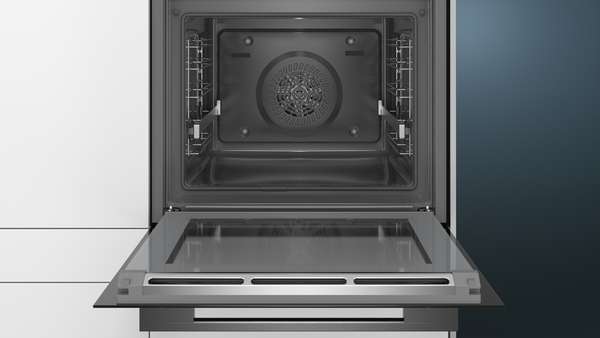 Siemens HB479G5B6 iQ500 Einbau-Backofen Breite 60 cm, Schwarz, Edelstahl