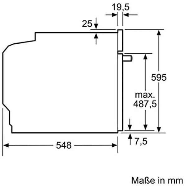 SIEMENS HE273ATS0 Backofen (Elektro/Einbau) / 59,4 cm / Active Clean / Vollglas-Innentür / Edelstahl [Energieklasse A]