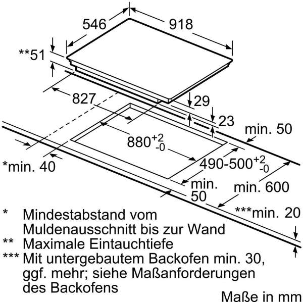 Neff T59TT60N0 Induktionskochfeld 90cm autark TwistPad 3Flexzonen Designrahmen TTT5960N