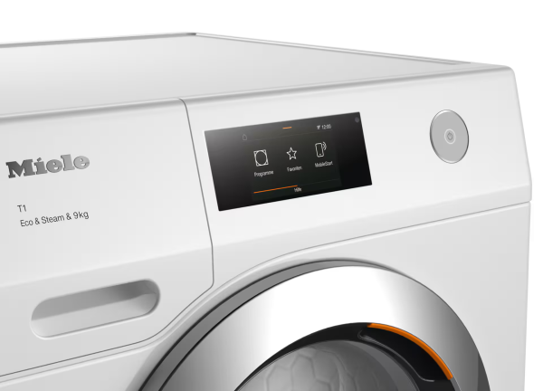 Miele TCR790WP Eco&Steam&9kg Lotosweiß 9 kg I M Touch I SteamCare I SilenceDrum I DryCare 40