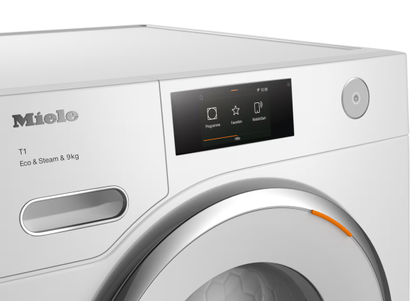 Miele TWR780WP Eco&Steam&9kg Lotosweiß 9 kg I M Touch I SteamCare I SilenceDrum I DryCare 40